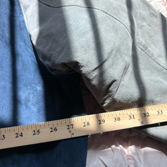 Vintage Pro Player Dallas Cowboys Blue Gray Leather Jacket Men’s 2XL NFL - Picture 8 of 10